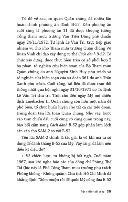 Tại Sao Việt Nam Đánh Thắng B-52? Những Chuyện Bây Giờ Mới Kể (In lần thứ 2)