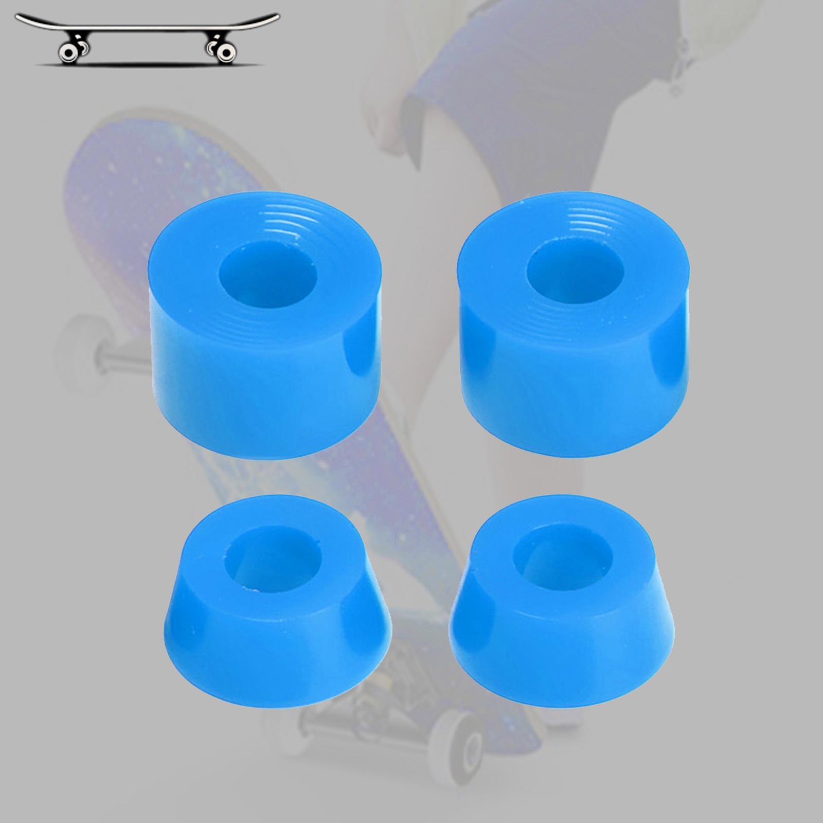 4x 92A Skateboard Truck Bushing Longboard Replacement Bushings  Blue