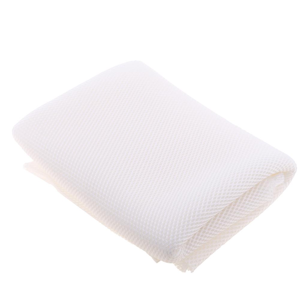 2xSpeaker Grill Cloth Stereo Gille Fabric Speaker Mesh Cloth White