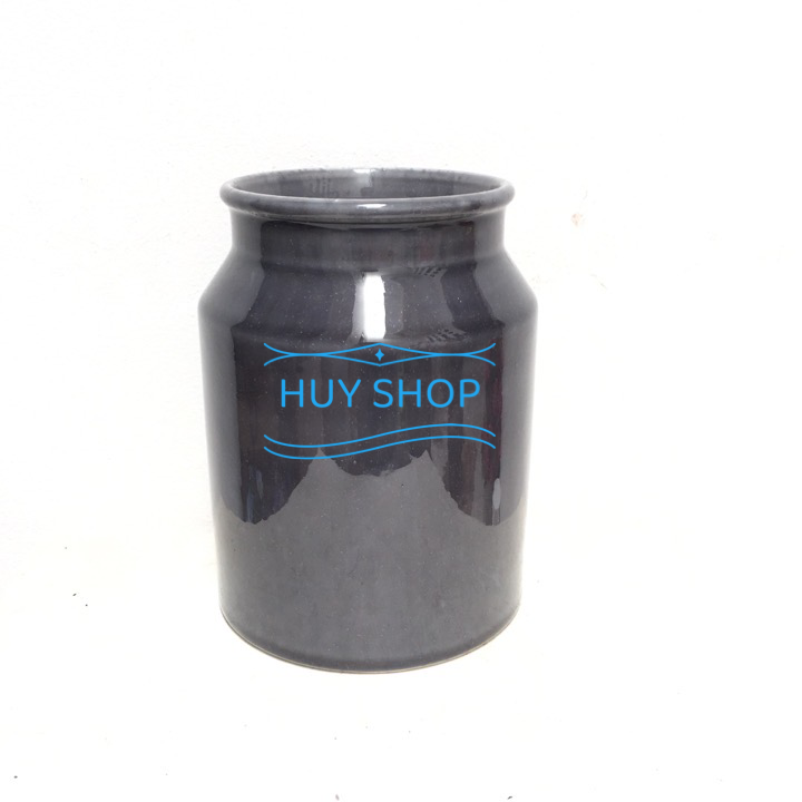 CHẬU GỐM SỨ TRÒN CAO TRỒNG CÂY TIỂU CẢNH