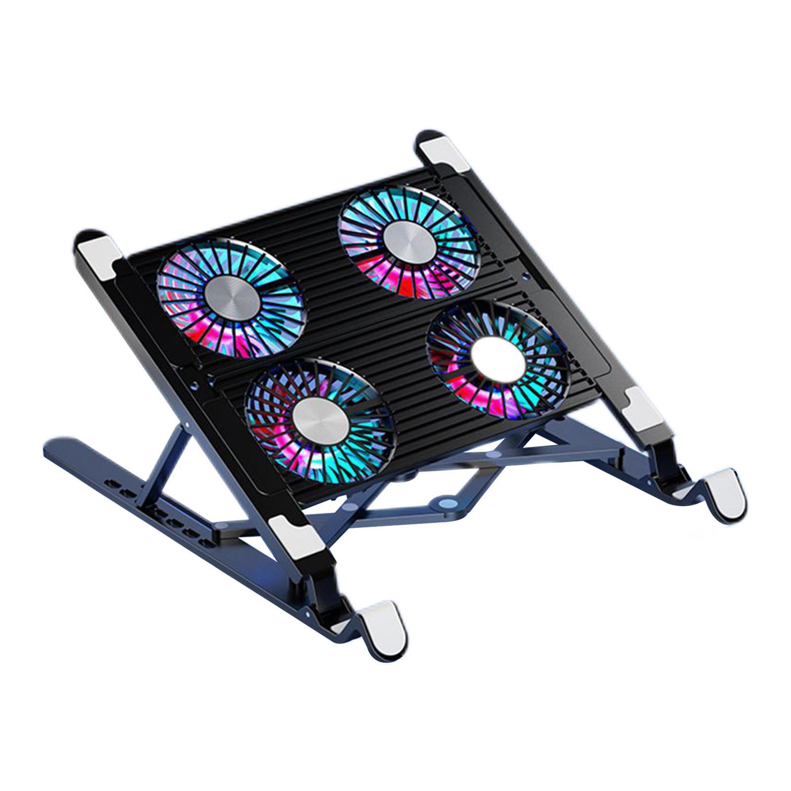Laptop Stand with 4 Cooling Fans Cooler Quiet 11-17.3 inch