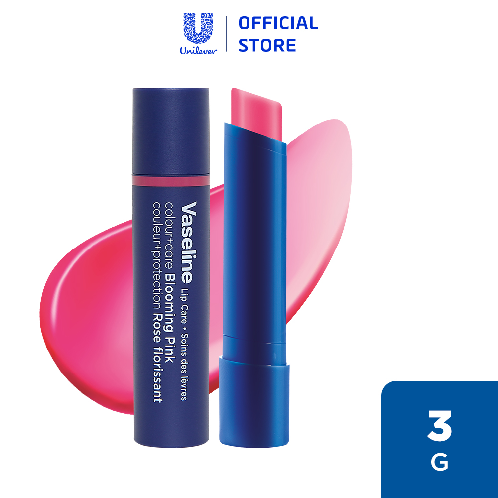 Son dưỡng môi Vaseline Colour+Care Blooming Pink 3g