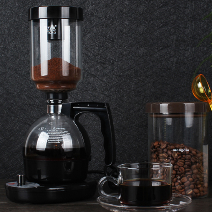 Bình pha cafe syphon điện 5 cup phong cách Nhật