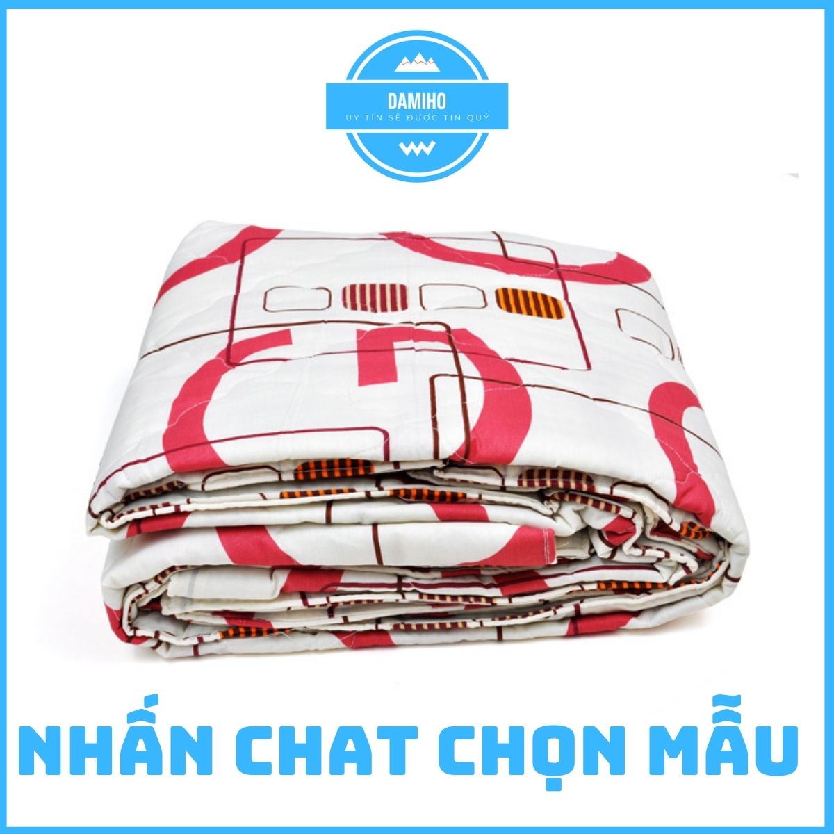 Chăn ngủ cotton chần gòn dày mát Chăn mền chăn hè cotton hàng VN cao cấp (160 x 200cm)