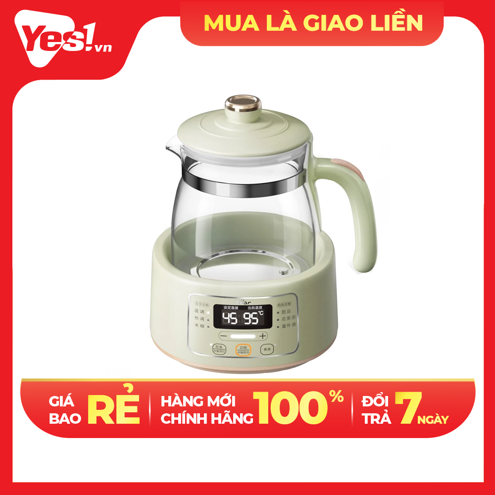 Bình đun và hâm nước pha sữa 1.2L Bear TNQ-D12W7 - Hàng Chính Hãng