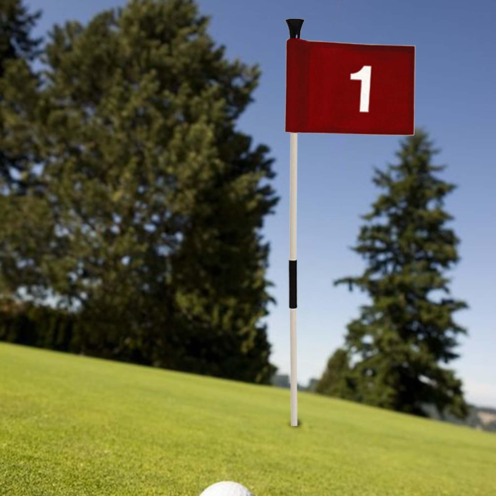 Golf Putting Green Flag and Practice Backyard Gifts Home Golf Flags