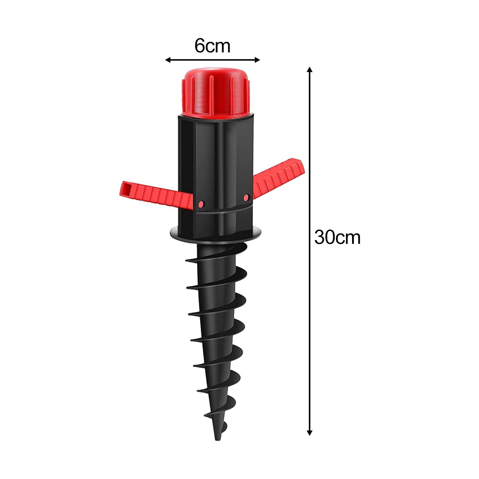 Beach Umbrella Sand Anchor Umbrella Holder Stand Sun Protection Yard Umbrella Anchor with Umbrella Hook for , Heavy Duty Wind, Sand