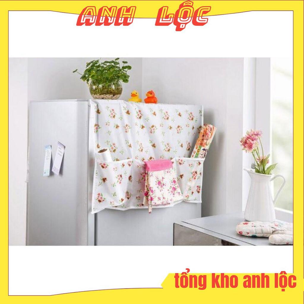 COMBO10 TẤM CHE PHỦ TỦ LẠNH ️FREE SHIP️CÓ TÚI TREO ĐỒ TIỆN DỤNG