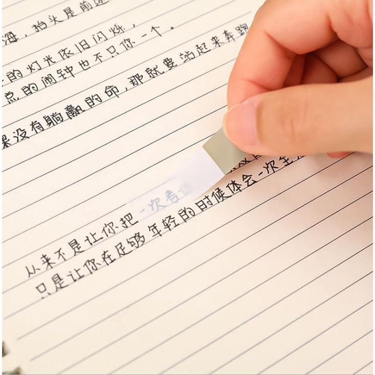 Giấy note màu vintage kèm thước kẻ tiện dụng H171