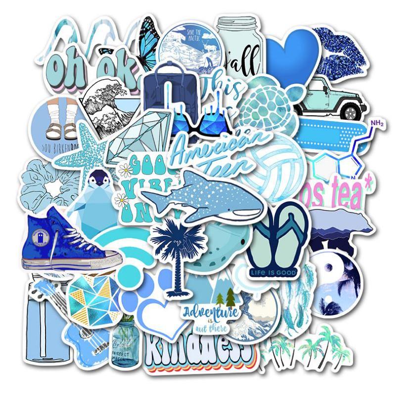 Sticker dán cao cấp CHỦ ĐỀ BIỂN Cực COOL ms#51