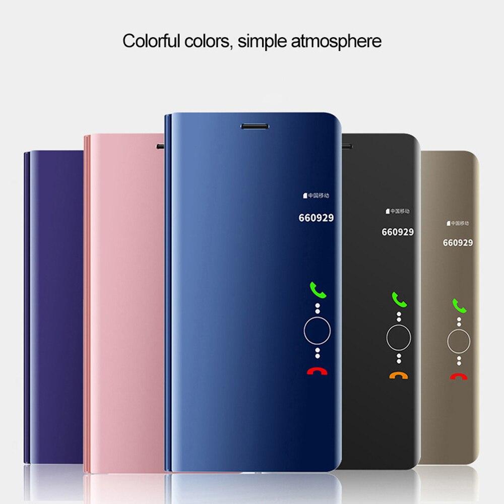 Ốp Lưng Nắp Gập Mặt Gương Cho Xiaomi Redmi Note 9s 7 5 8 Pro 8t 10 8a 7a Mi 10 9t A3 9 Lite Redmi Note 7 8 9 Pro Max