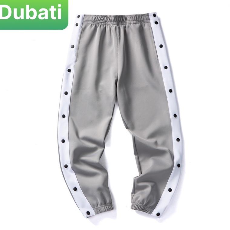 QUẦN JOGGER THỂ THAO NAM NỮ UNISEX CHẤT NỈ DÀY DA CÁ ỐNG SUÔNG RỘNG 7 CÚC BẤM THỜI TRANG THU ĐÔNG SÀNH ĐIÊU - DUBATI F