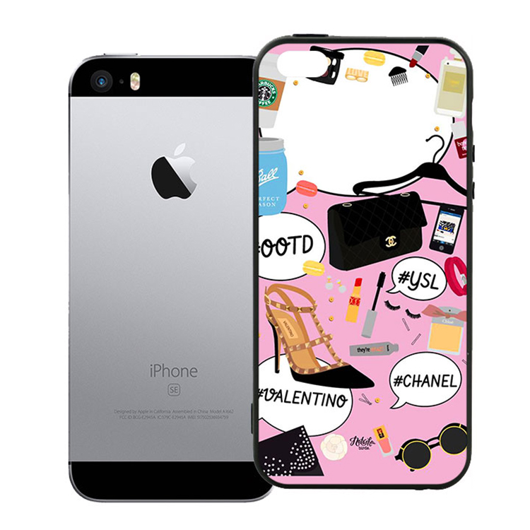 Ốp Lưng Viền TPU Cao Cấp Dành Cho iPhone 5 / 5s - Dream Giirl 01