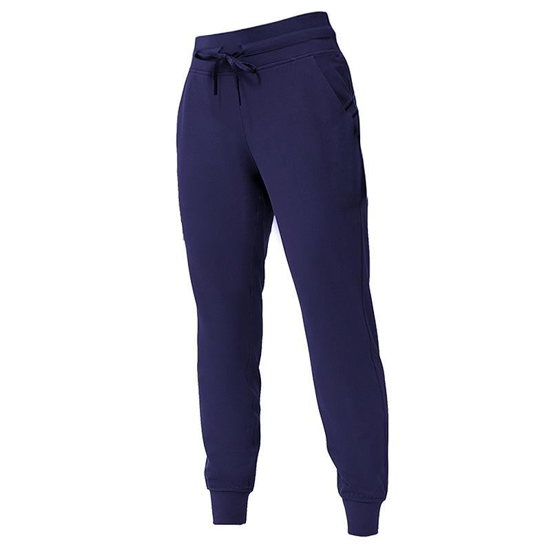 Lulu Yoga chạy bộ quần Phụ nữ Veo cao Thể lực Chống quần legging với Pockets Thể thao Quần thể thao co giãn Color: Turmeric Size: M-4
