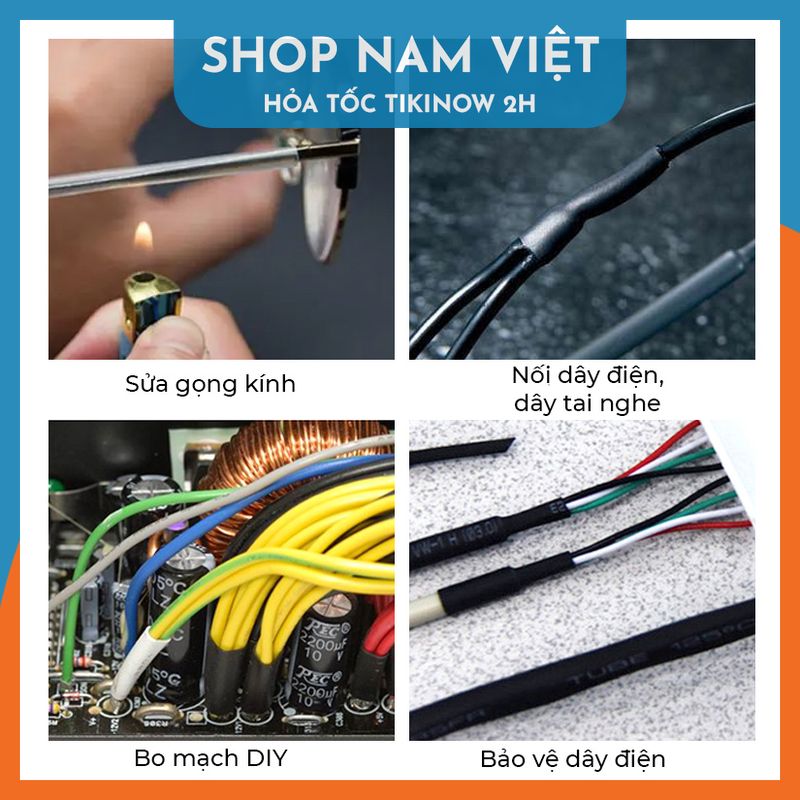 Túi Ống Co Nhiệt Đủ Màu Đủ Cỡ, Ống Gen Loại 164/328/530 Ống - Hàng Chính Hãng NAVIVU