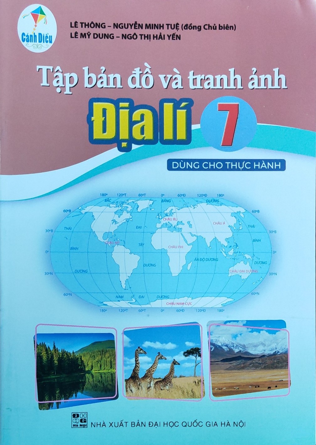 Tập bản đồ và tranh ảnh Địa Lí lớp 7