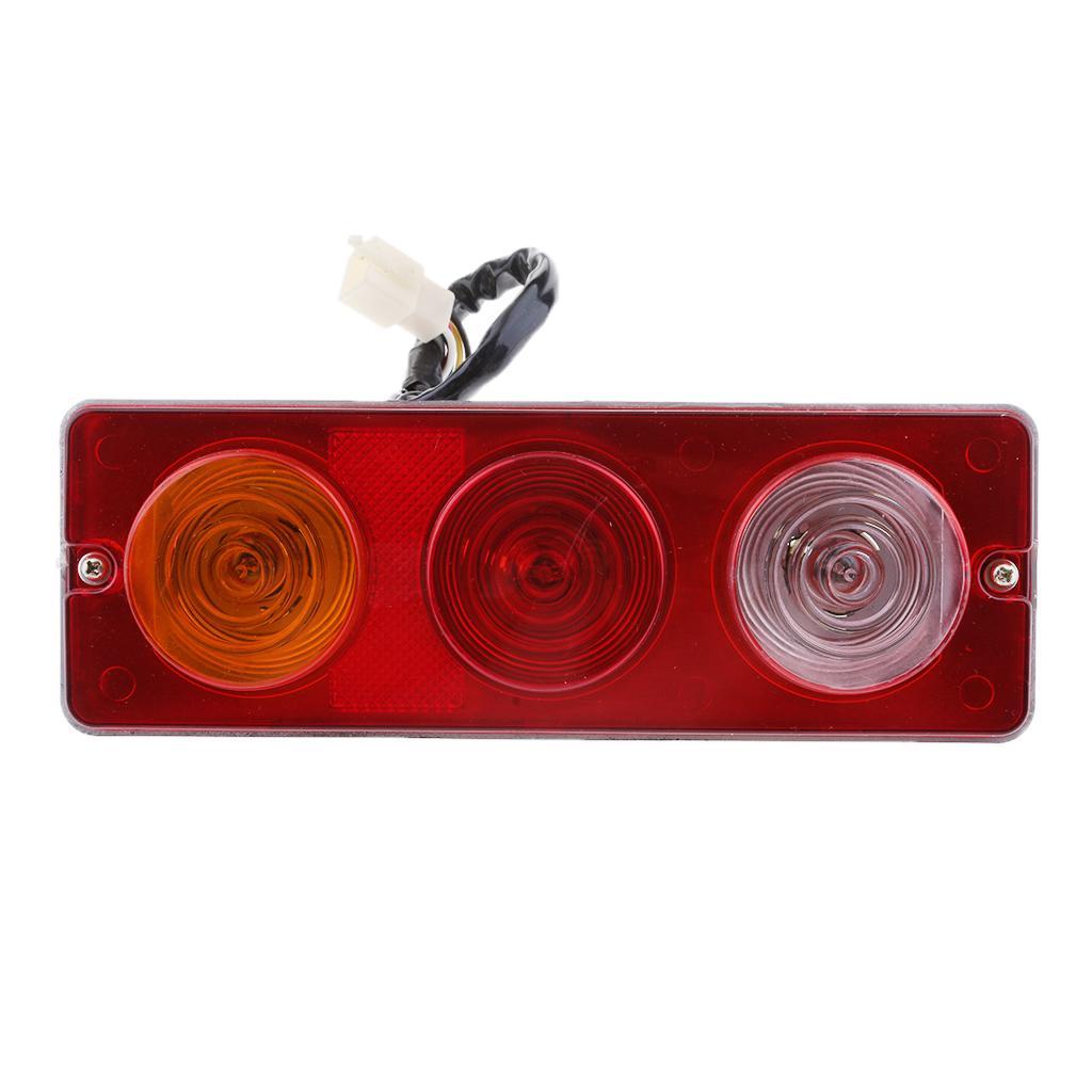 2X Rear Brake Tail Light Panel for 150cc 250cc Go Kart ATV Buggy Quad Bike, Red