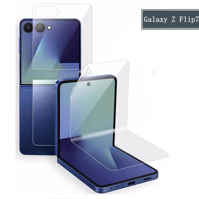 Bộ Miếng Dán Màn Hình Ngoài Và Màn Hình Trong GOR Dành Cho SamSung Galaxy Z Flip 7_ Hàng chính hãng