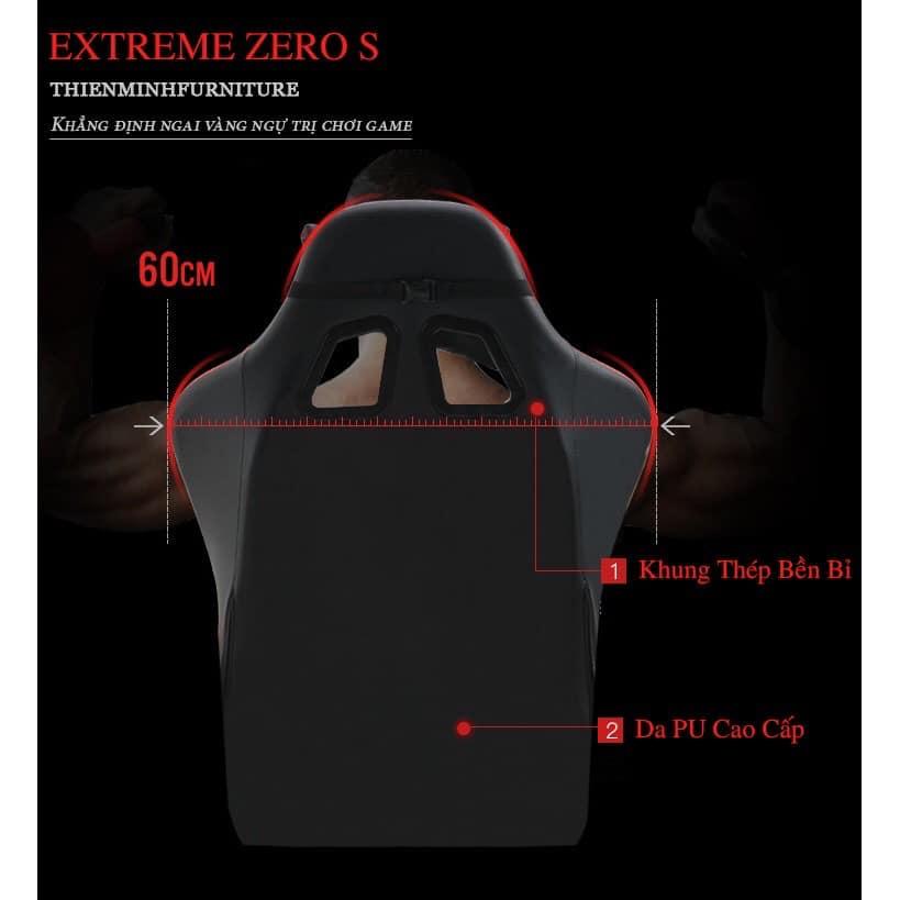 Ghế gaming EXTREME ZERO S , đủ màu, nâng hạ ngã lưng 150 độ, xoay 360 độ