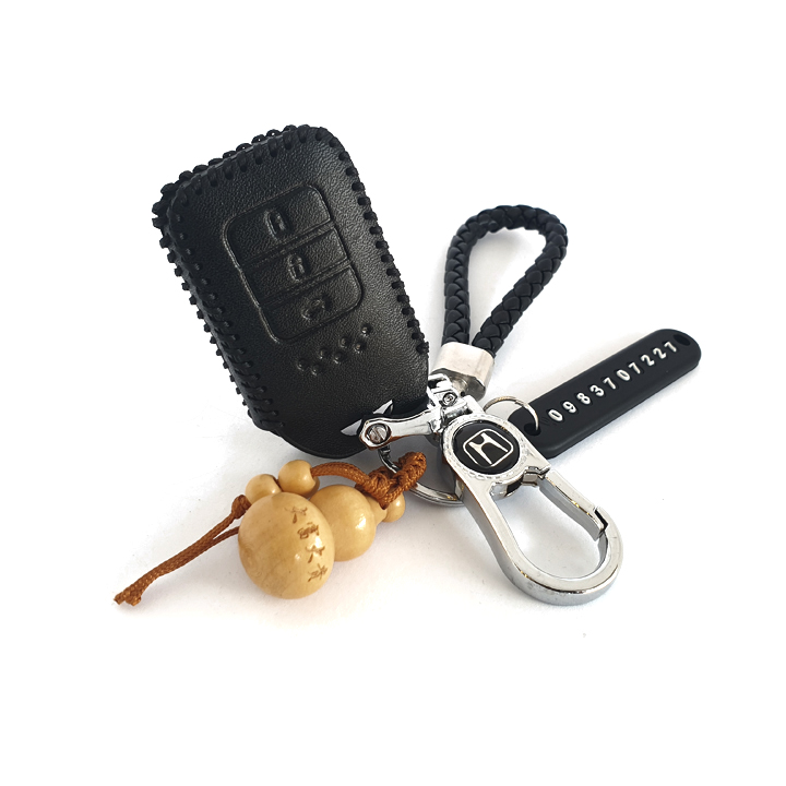 Bao da chìa khóa ô tô Honda 3 nút PKXH-118