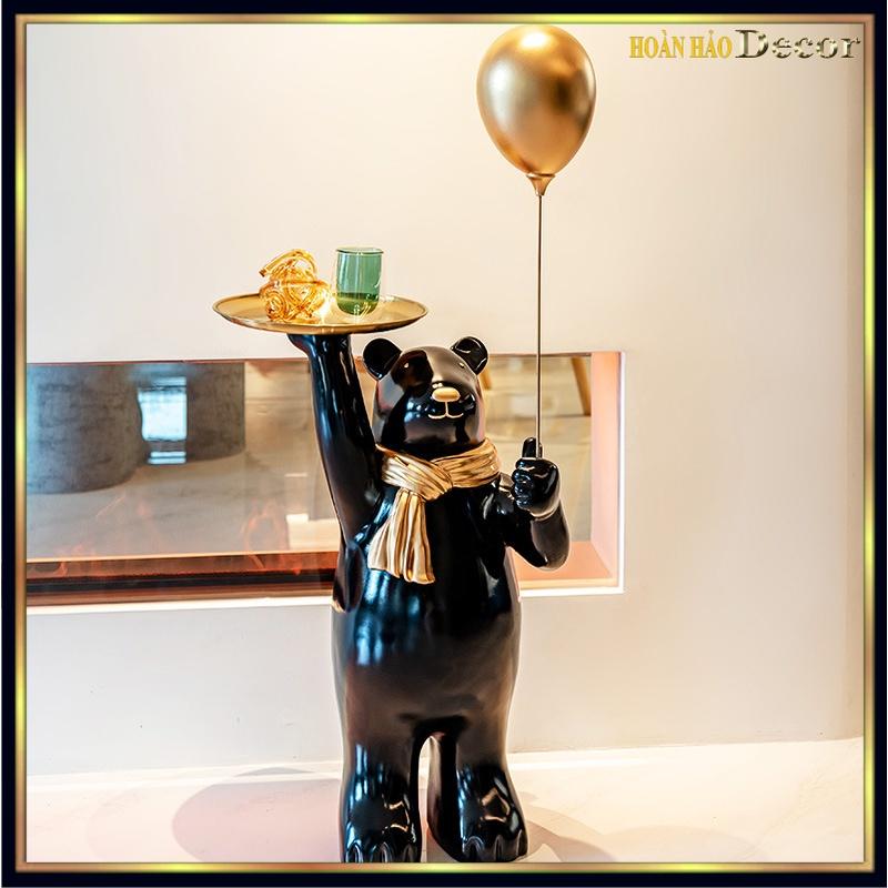 Tượng Decor, Tượng Trang Trí Đỡ Khay chất liệu composite cao cấp trang trí nhà cửa