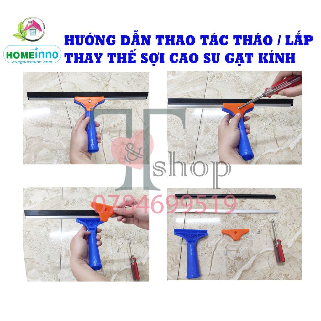 Cây Gạt Lau Kính Cầm Tay Nhựa Homeinno Lưỡi 35cm