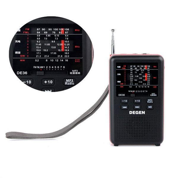 ĐÀI RADIO NGHE NHẠC MP3 CAO CẤP NHỎ GỌN DEGEN DE- 36 hàng nhập khẩu