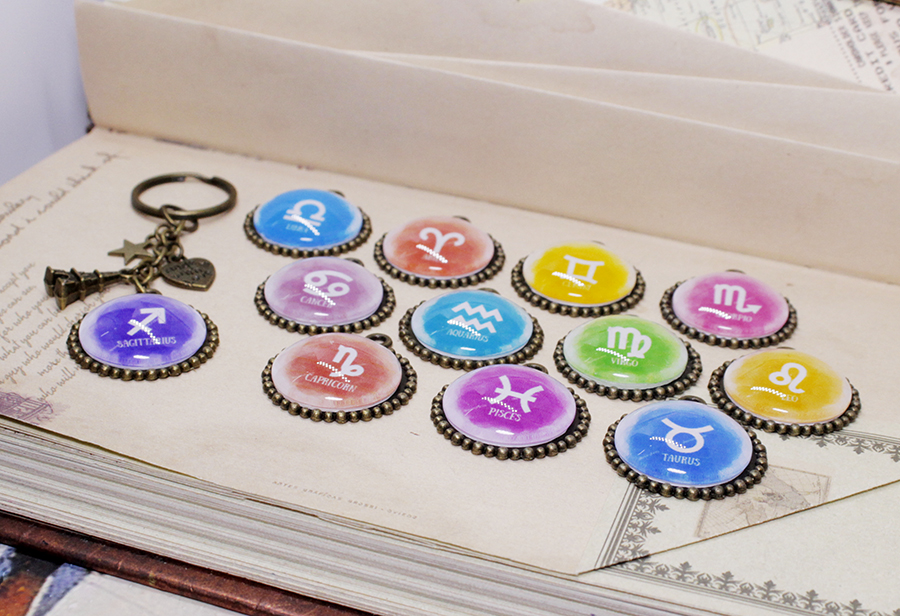Móc khóa 12 cung hoàng đạo Zodiac My Color 06646-M3
