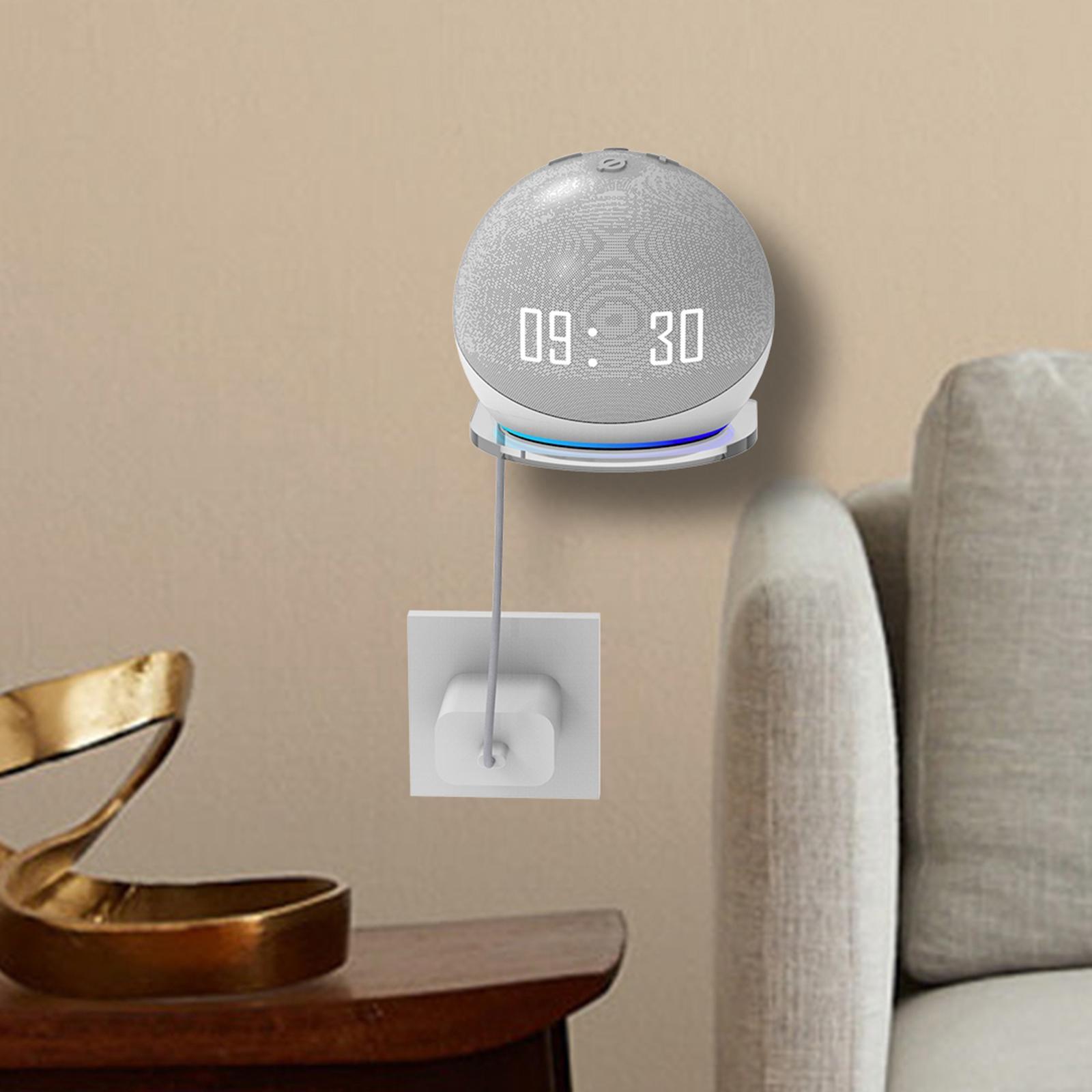 Wall Mount Stand Holder Bracket Acrylic Shelf for dot 1/2/3/4 Black