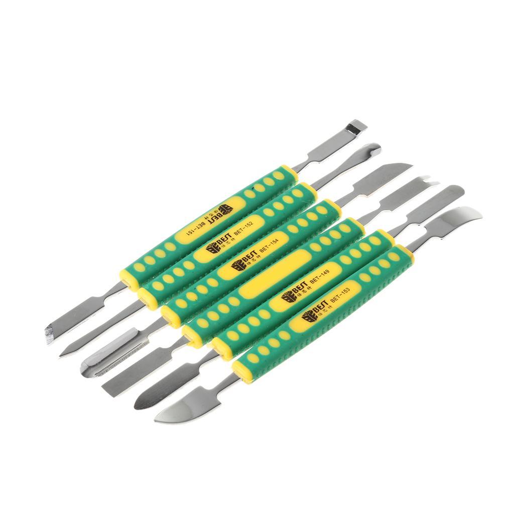 6 in 1 Repair Opening Tools Metal Pry Spudger Disassemble Set Cell Phone