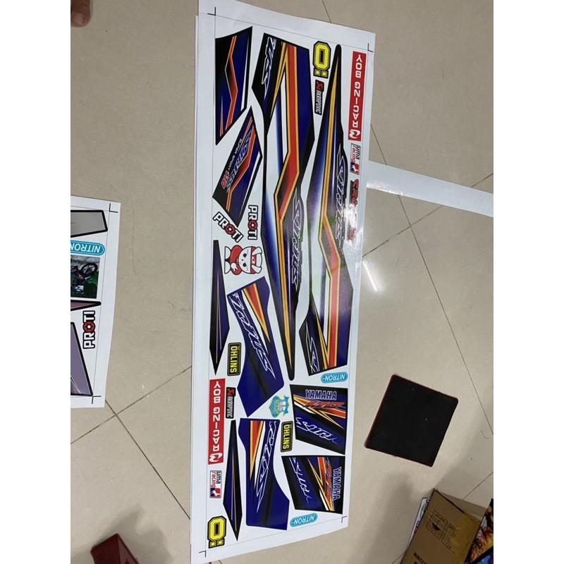 Tem rời dành cho xe sirius xanh đen