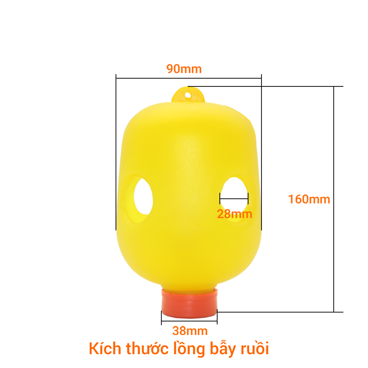 Bộ 5 Lồng dụ bẫy ruồi châm đục trái