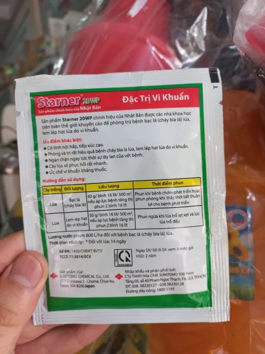 Chế phẩm trừ bệnh Starter 20WP 10g