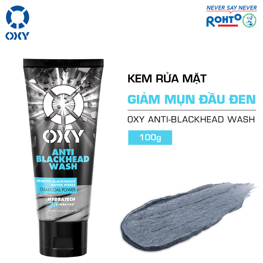 Kem Rửa Mặt Oxy Anti-Blackhead Wash 100g