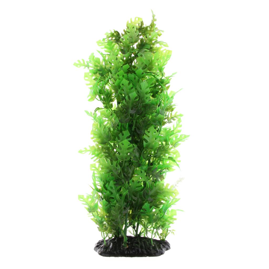 Large Aquarium Landscape Ornament Plastic 18-inch Tall Tree Fish Tank Decoration