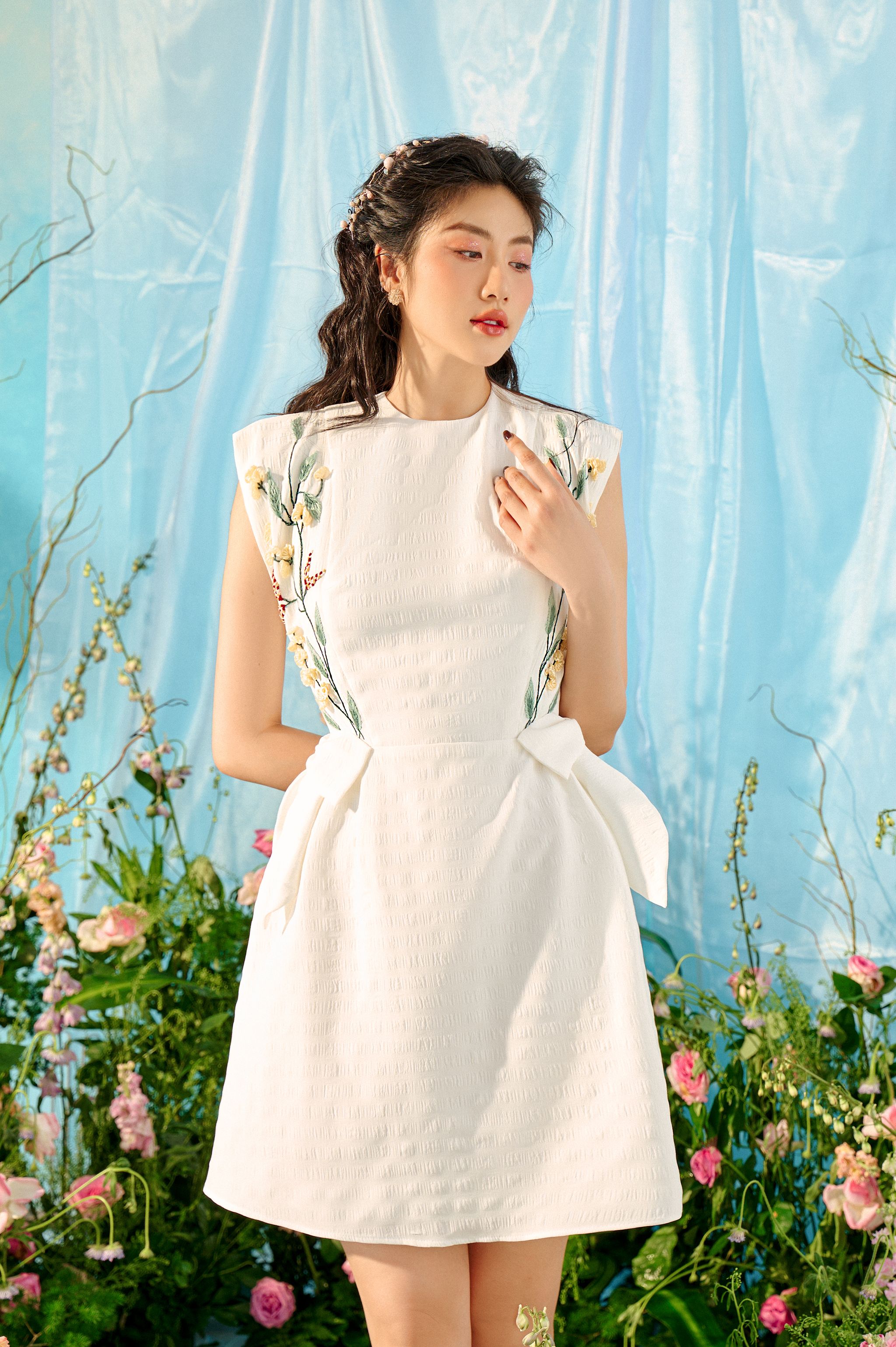 OLV - Đầm Astilbe Embro Dress