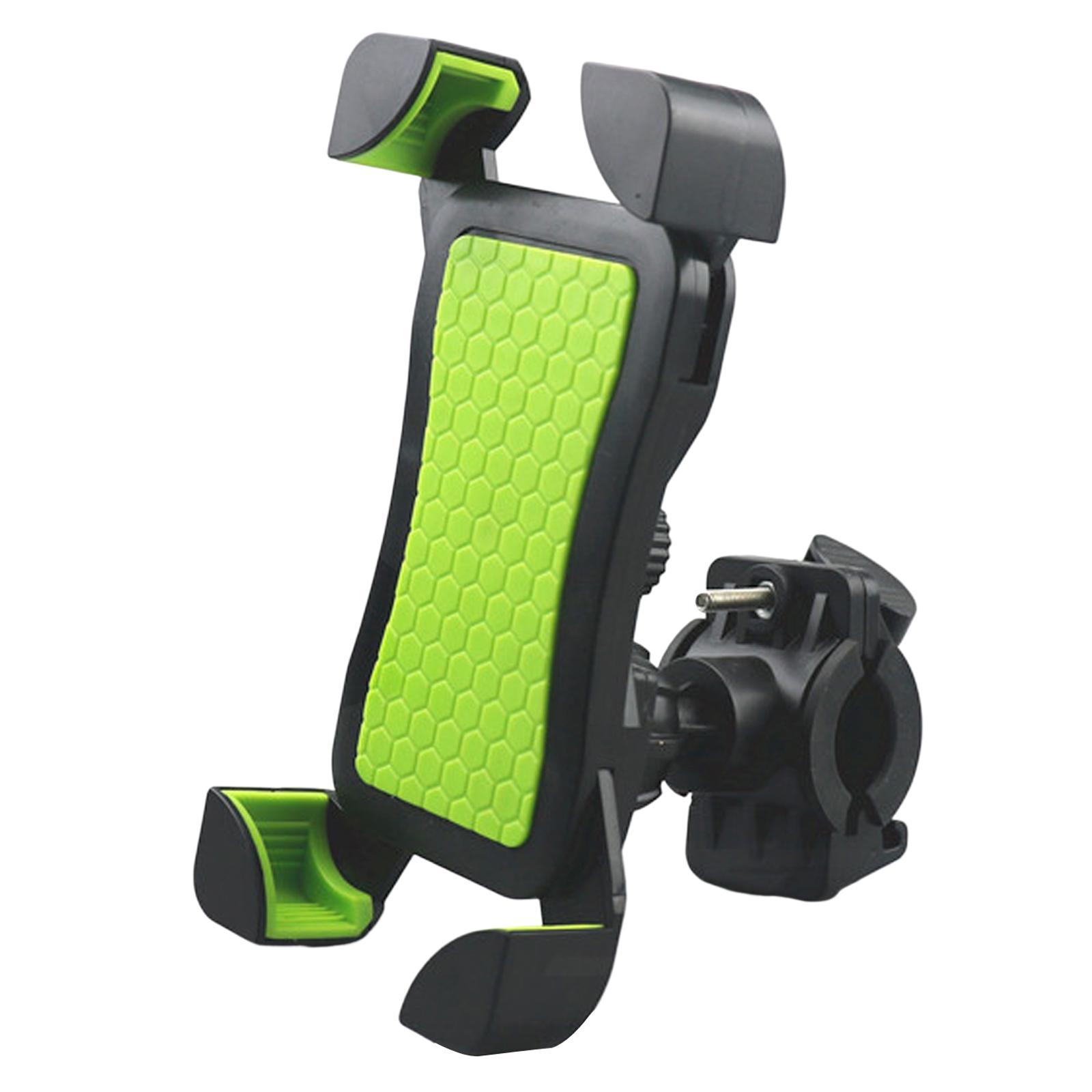 Motorcycle Handlebar Phone Mount Holder Green