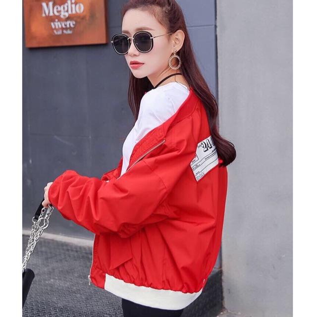 ÁO KHOÁC GIÓ NỮ FORM RỘNG CÁ TINH