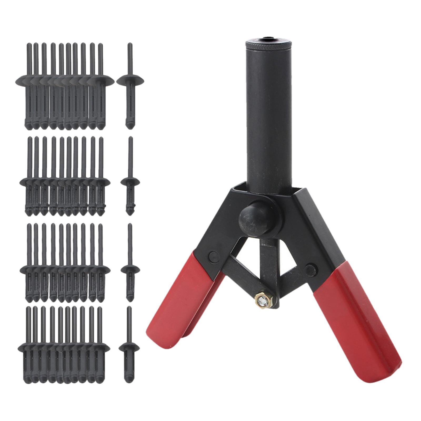 41 Pieces Pp Rivet Set Push Fasteners Rivet Clips Liner Fastener Rivet Replacement Set Nylon Fastener PP Rivet Clip