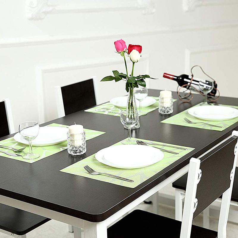 Bộ 6 Thảm Lót Bàn Ăn Chất Liệu Pvc Chống Thấm Nước
