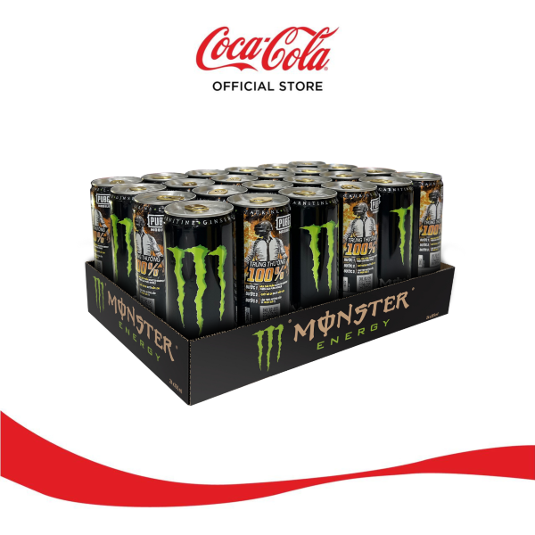 Lốc 24 Lon Nước Tăng Lực Monster Energy (355ml x 24)