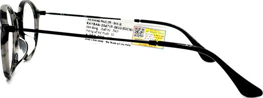 Gọng Kính Unisex Rayban RB2547VF 5833  đen