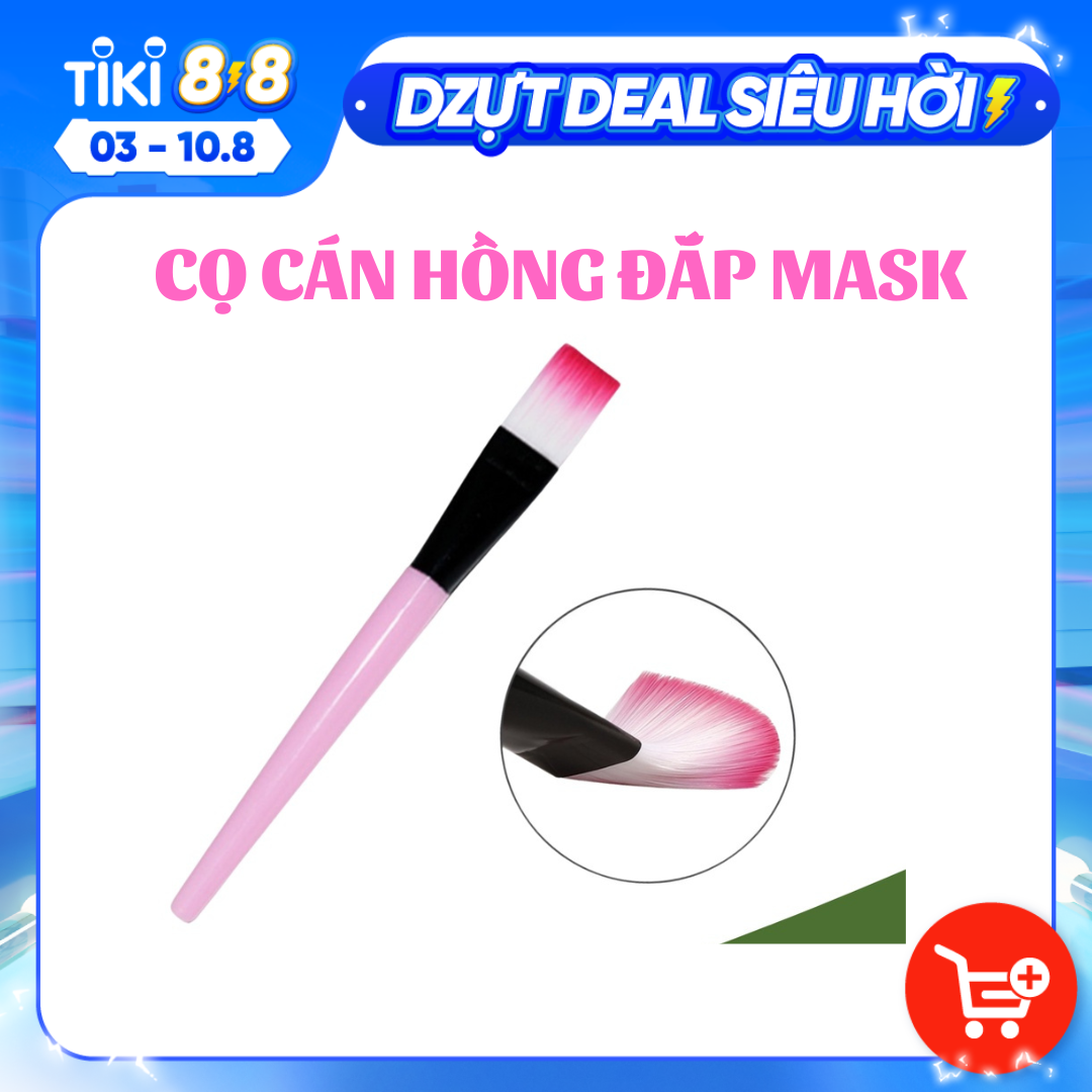 100 Cọ Đắp Mặt Nạ Quét Mask, Cọ Mỹ Phẩm Cán Hồng