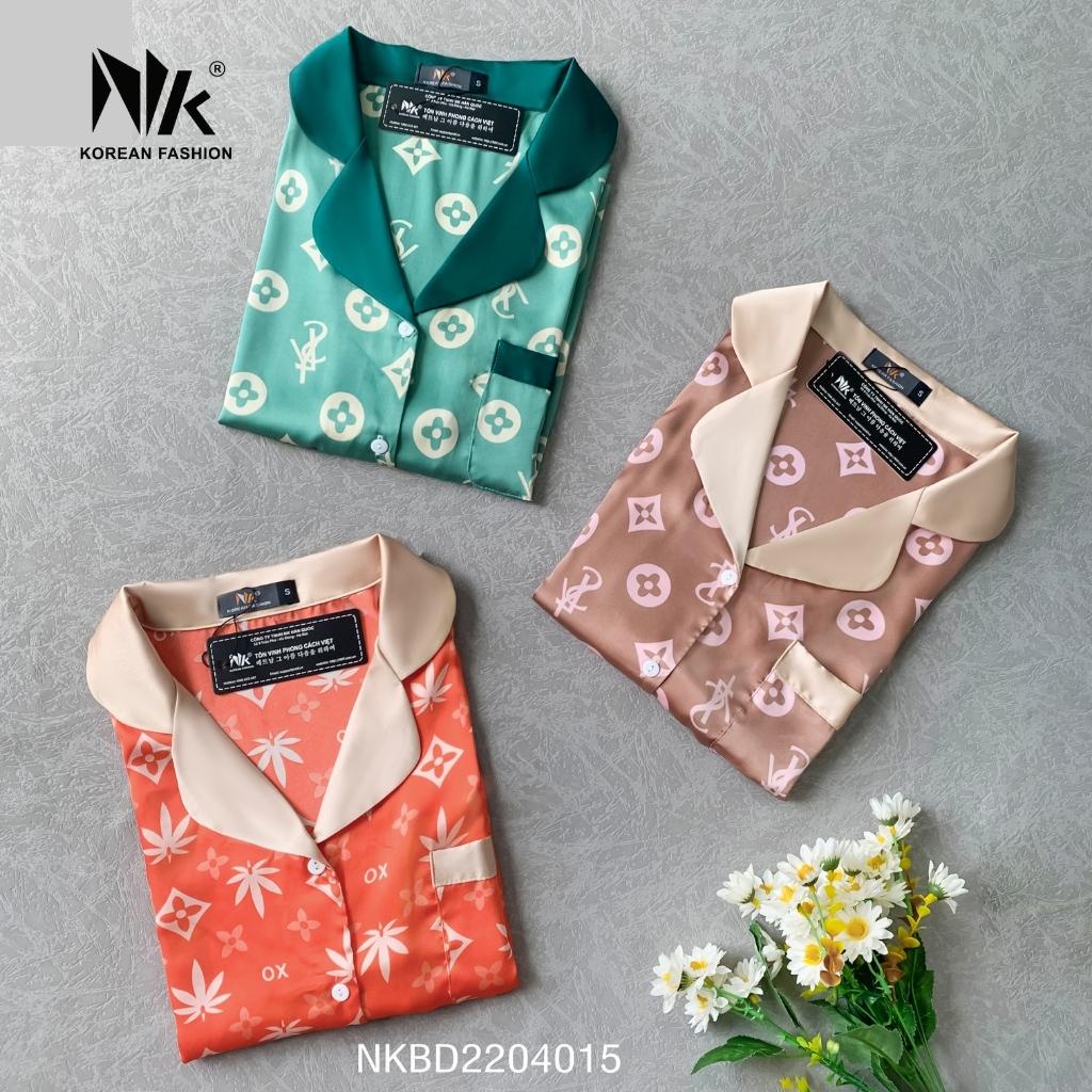 Bộ Đồ Pyjama Mặc Nhà NK Fashion Thiết Kế Họa Tiết Trẻ Trung, Chất Liệu Vải Cao Cấp Thoáng Mát NKBD2204015