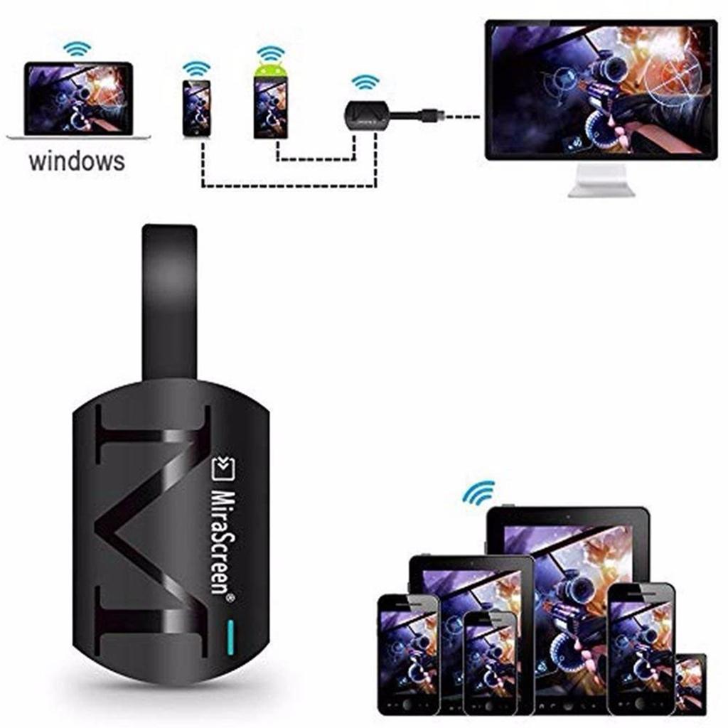 2.4G 4K WiFi Display Receiver Wireless HDMI TV Dongle For Android IOS