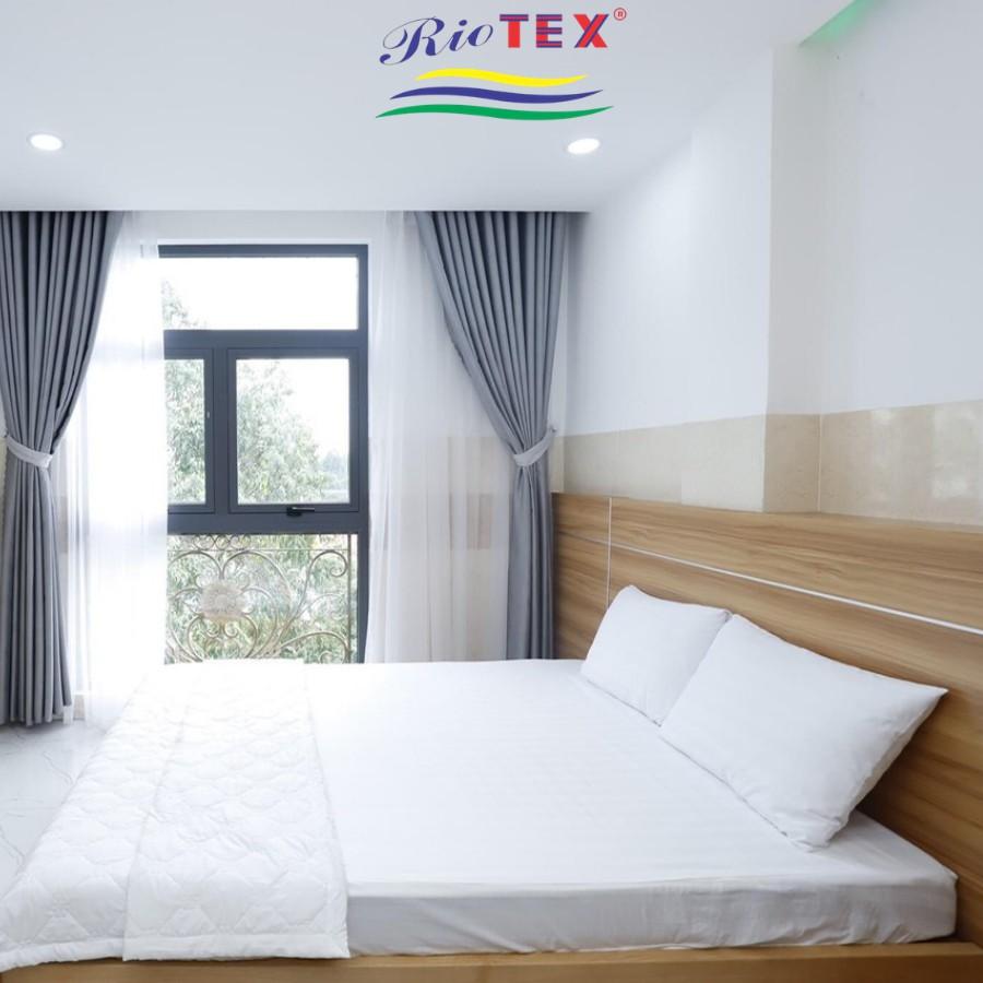 Mền Chần Bông Trắng Trơn CVC T300 Cho Khách Sạn Resort