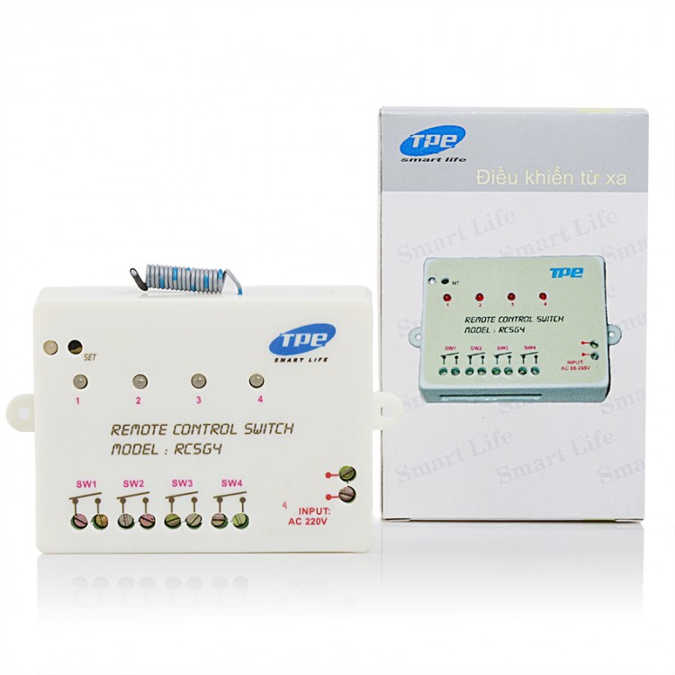 Công tắc điều khiển từ xa RF 4 cổng RC5G4
