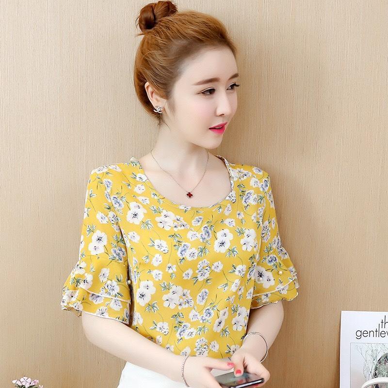 Sơ mi hoa tay điệu