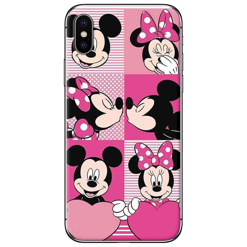 Ốp lưng dành cho iPhone X mẫu 6 Chuột Mickey
