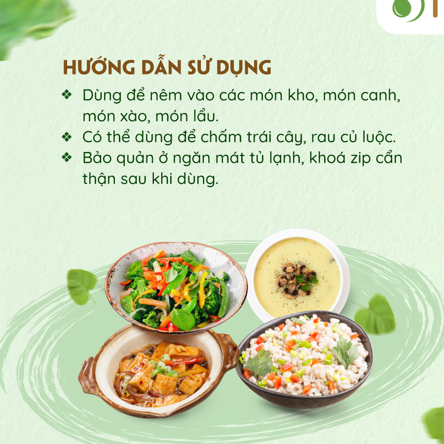 Bột nêm ngưu báng 1kg TÂM MINH FOODS thuần chay không bột ngọt